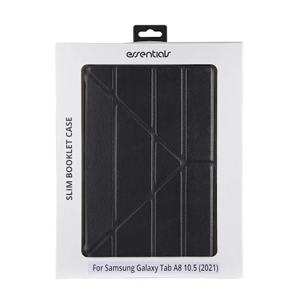 Essentials Samsung Galaxy Tab A8 tablet case, black Svart