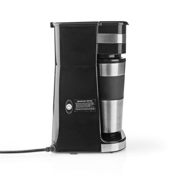 Kaffemaskine til en kop | Dobbelt væg rejsekrus | 0,42 l |