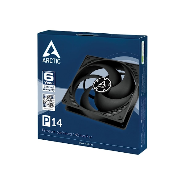 ARCTIC P14 Fan 14 cm Svart