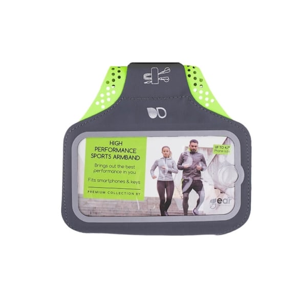 GEAR Sportarmband Premium Universal Small 5" Grå/Gul Grå