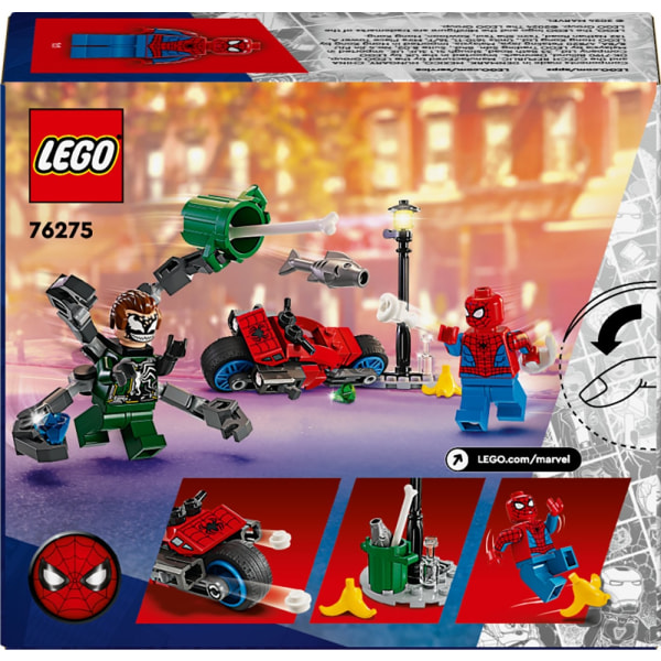 LEGO Super Heroes Marvel 76275 - Motorcykeljagt: Spider-Man v