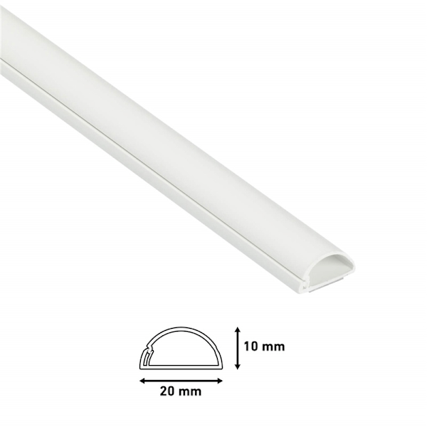 D-LINE Kaapelikanavasetti 20x10mm 4x  Kaapelikanava/Lisätarvikkeet 1.0m