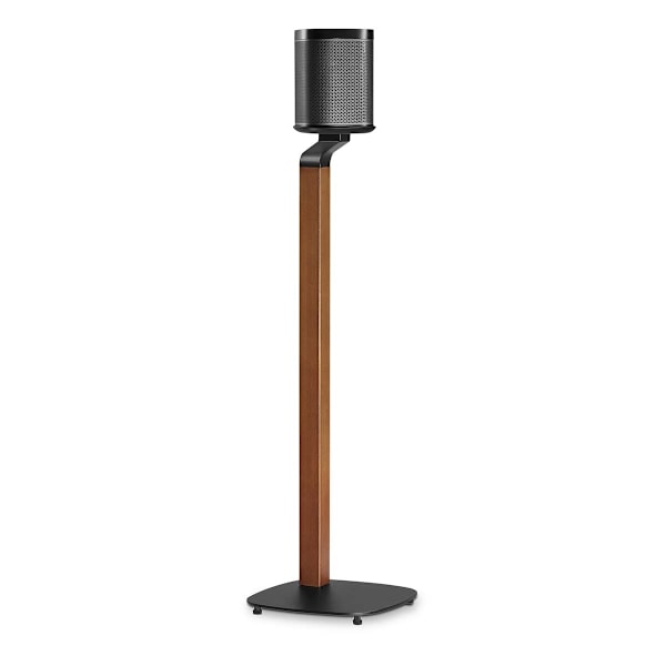 Nedis Högtalar Fäste | Kompatibel med: Sonos® One SL™ / Sonos® One™ / Sonos® PLAY:1™ | Ställ | 10 kg | Fast | Metall / Trä | Brun / Svart