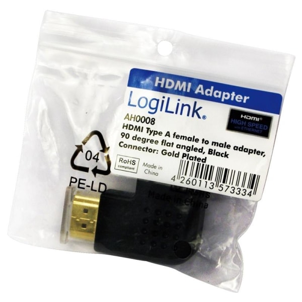 LogiLink HDMI Vinkeladapter Ha-Ho 90° 4