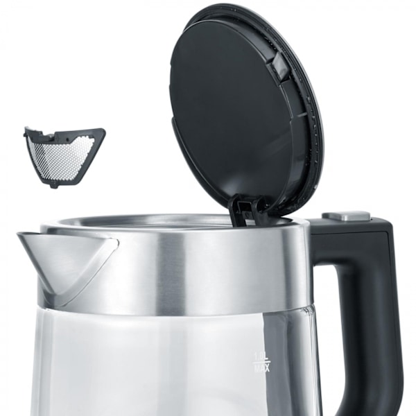 Severin WK 3468 Vattenkokare i glas 1,0L, 2200W