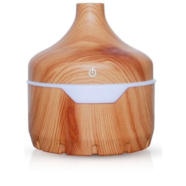 Luftfugter/Aroma Diffuser i trædesign 300ml, Lyst træ