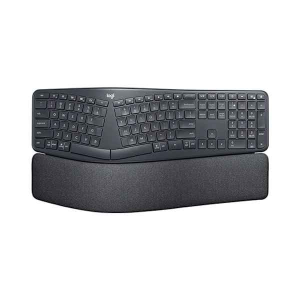 Logitech Ergo K860 tangentbord Trådlös RF + Bluetooth QWERTY Nordic Svart
