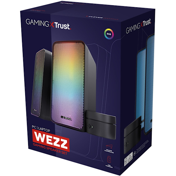 Trust GXT 611 Wezz RGB Gaming speakers 12W
