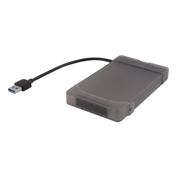 DELTACO 2,5" Externt HDD/SSD-kabinett, USB 3.1 Gen 1, SATA 3.0, UASP,