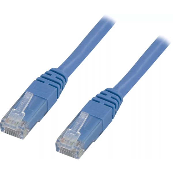 DELTACO U/UTP Cat6 patchkabel 1m, blå (TP-61B)