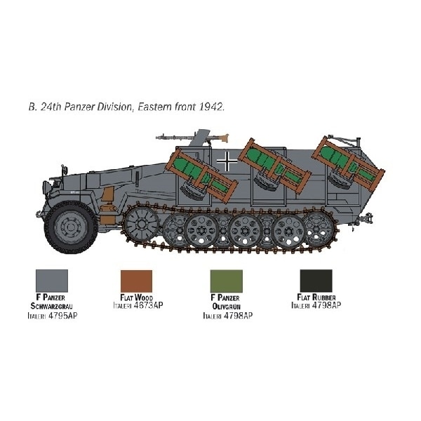 ITALERI 1:72 Sd.Kfz. 251/1 ''Stuka Zu Fuss''