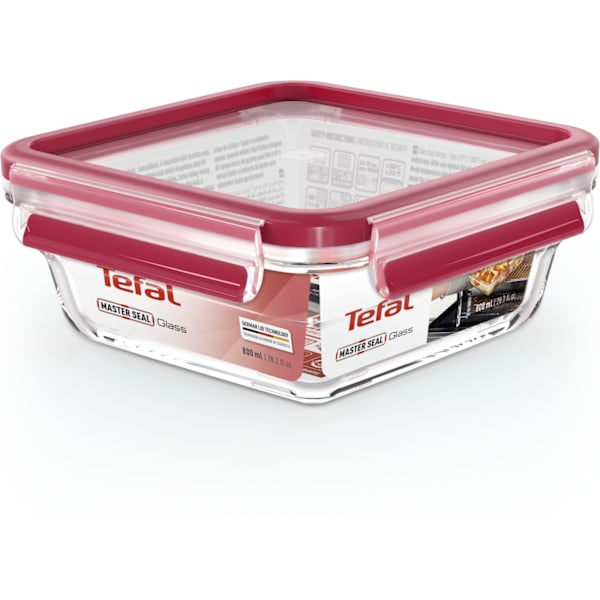 Tefal MasterSeal Glasopbevaringsboks, glas, 0,8 L