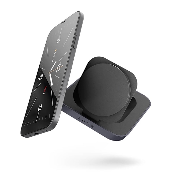 ZENS Magnetisk Natbordslader Qi 15W Apple Hurtigopladning