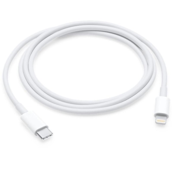 Apple MK0X2ZM/A USB-C–Lightning-kaapeli, 1m, Valkoinen, Bulk