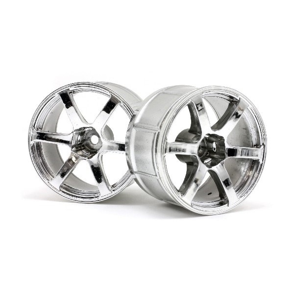 HPI Lp35 Wheel Yokohama Avs Model T6 Chrome (2Pcs)
