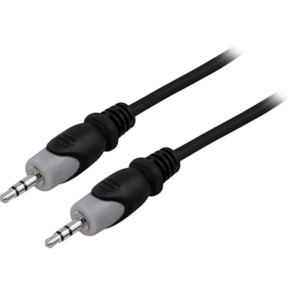 DELTACO Lydkabel, 3,5mm han - han, 15m