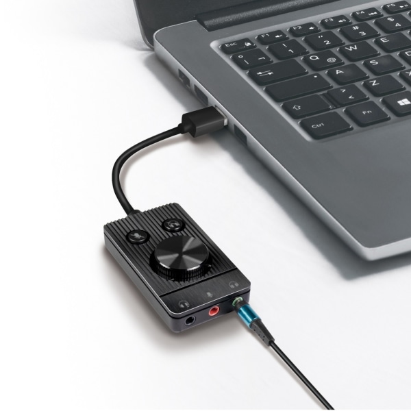 LogiLink USB-lydkort med volumenkontrol