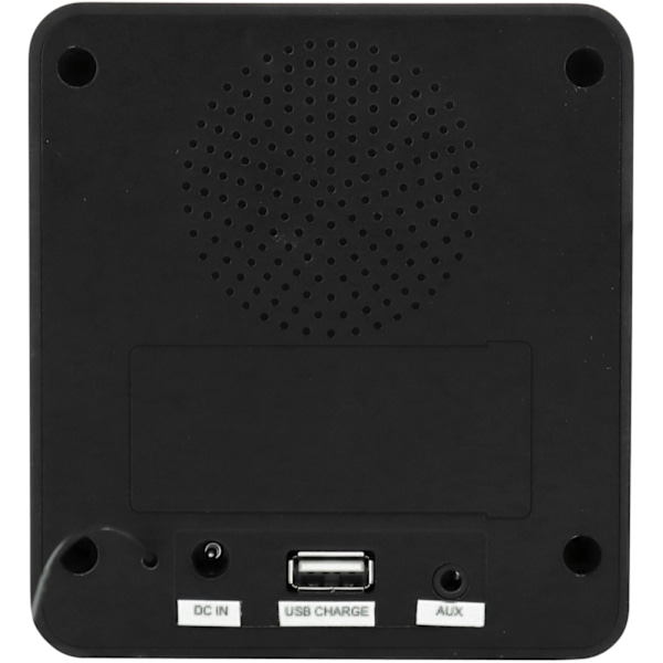 Soundmaster Klockradio Snabbvalsradio Inspelning eget meddelande UR109SW Svart