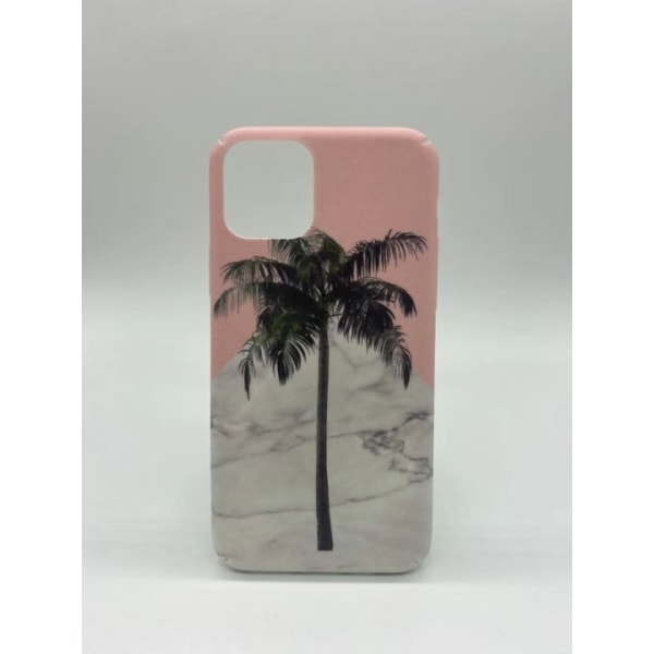 Marmorskal med palmer til iPhone 11 Flerfärgad