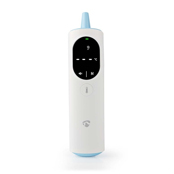Nedis SmartLife Infraröd Termometer | LED Display | Öra / Pannan | Vit