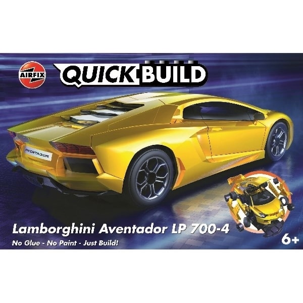 AIRFIX Quickbuild Lamborghini Aventsdor, yellow