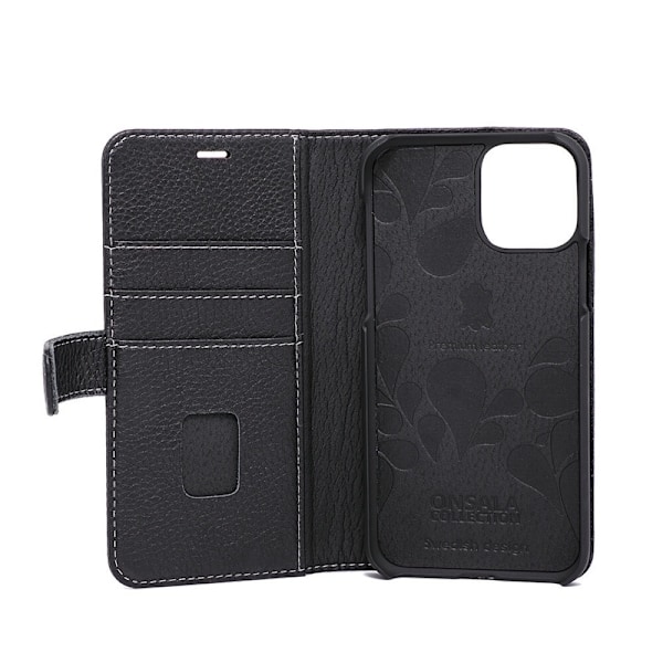 Onsala Collection Mobilcover Læder Sort Iphone 11 Pro Svart