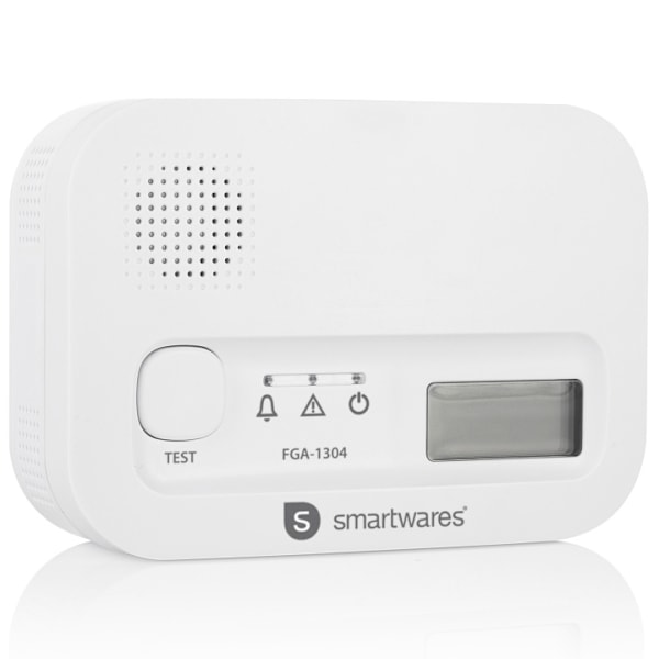 Smartwares Kolmonoxidlarm 10 års-sensor Valkoinen