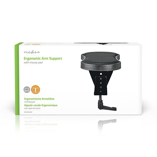 Nedis arm stöd | Antal pivot poäng: 1 Ledpunkt(er) | Armens längd: 40 | Max. lastkapacitet: 5 kg | Vridningsvinkel: 360 ° | Med musplattform