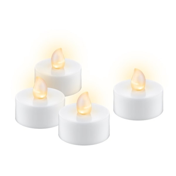 Goobay Set of 4 LED tea lights with timer Vit
