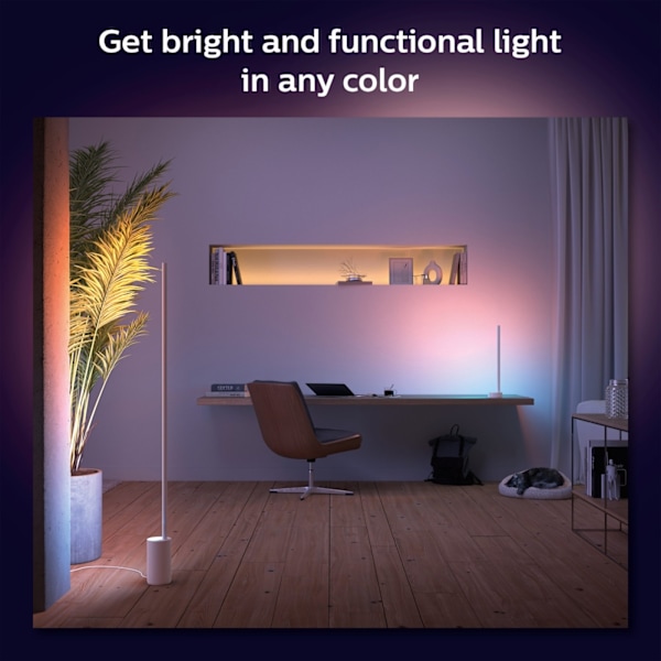 Philips Hue Gradient Signe Bordslampa Wh/Color Vit