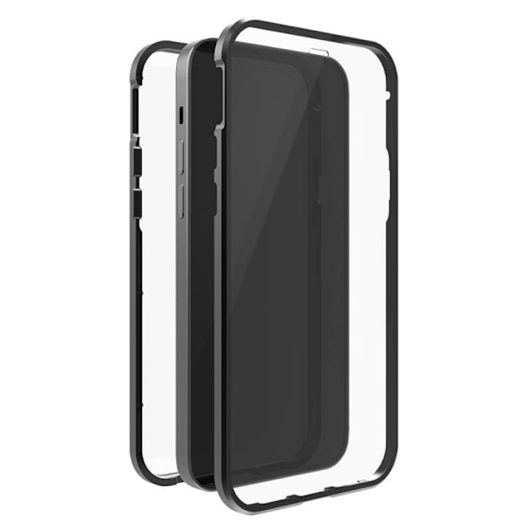 Hama Mobilskal 360° Glas Transp/Svart - iPhone 14 Transparent