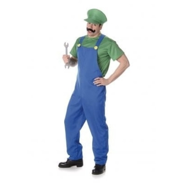 Luigi kostume - voksen M