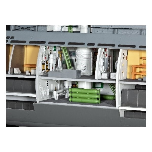 Revell U-Boat XXI Type w, Interieur