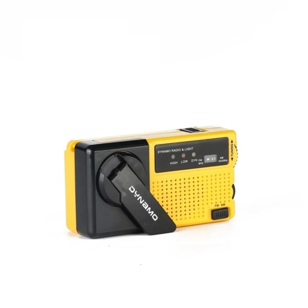 Vevradio LED-lampulla - FM-radio, USB, 1000mAh