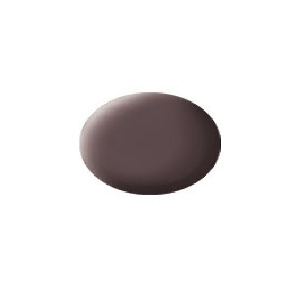 Revell Matt Leather Brown (RAL 8027) Aqua Color - 18ml Brun