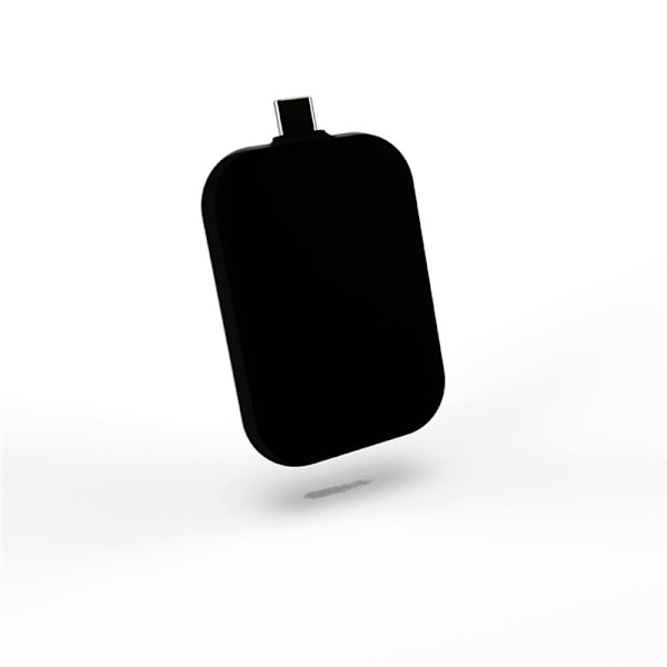 Zens Single Airpods Watch Lader Qi USB-C Aluminium Sort