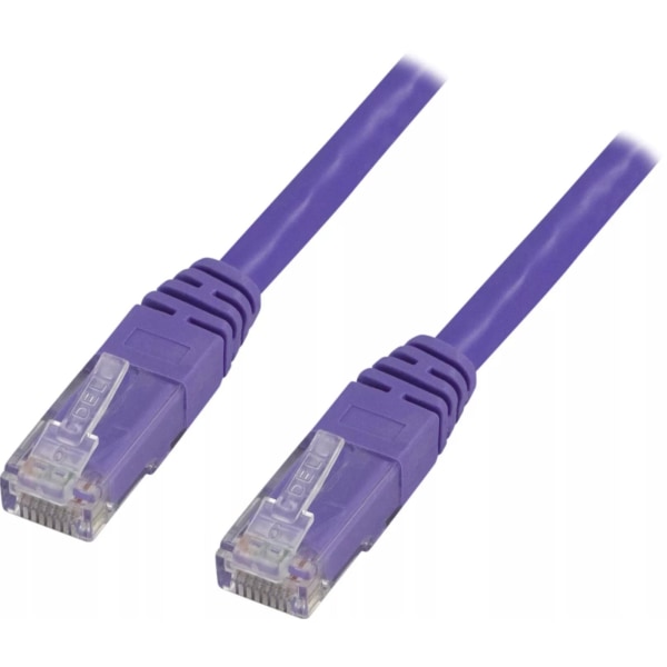 DELTACO U/UTP Cat6 patchkabel 5m, lila (TP-65P)