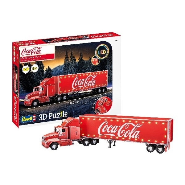 Revell 3D Puzzle Coca-Cola Truck LED