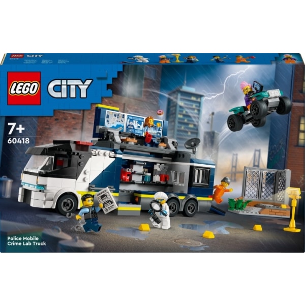 LEGO City Police 60418  - Poliisin rikoslaboratorioauto