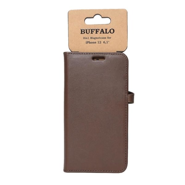Buffalo Mobilfodral Brun iPhone 12 / 12 Pro Brun