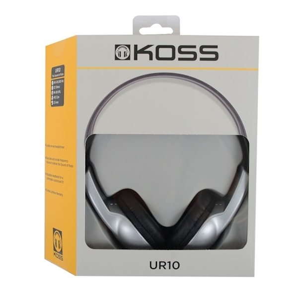 KOSS Hörlur UR10 On-Ear Silver Silver