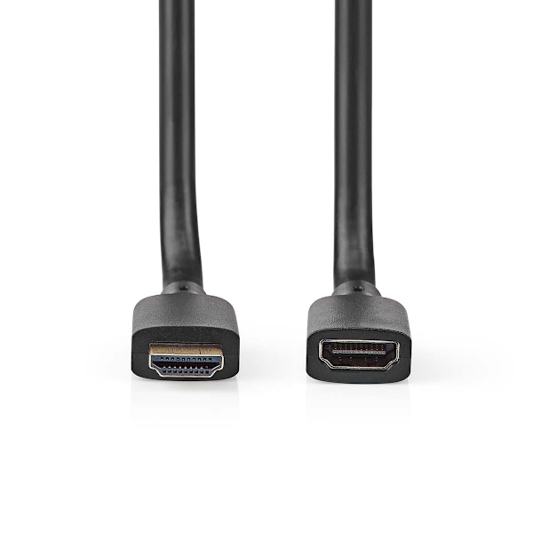 Nedis Ultra High Speed â€‹â€‹HDMI â„¢ kabel | HDMIâ„¢ Stik | HDMI â„¢ -udgang | 8K@60Hz | 48 Gbps | 1.00 m | Runde | 7.9 mm | Sort | Box