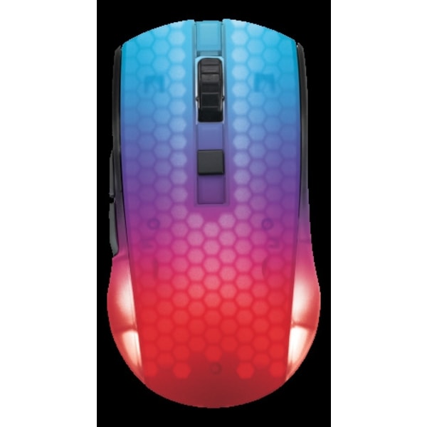 deltaco_gaming DM320 Wireless Semi-transparent RGB Lightweight mouse, black Sort