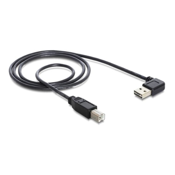 Delock Kabel EASY-USB 2.0 Typ-A hane vinklad Vä/Hö.,> USB 2.0 Ty