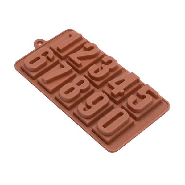 Chocolate mold tray, Numbers