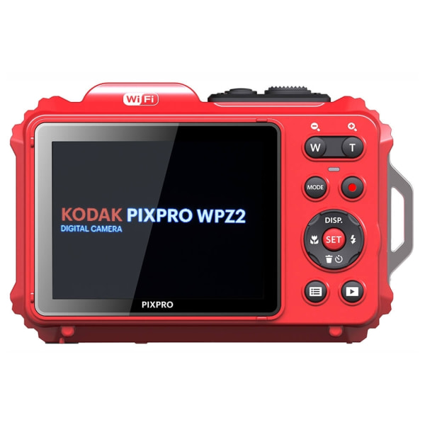 Kodak Digitalt Kamera Pixpro WPZ2 5x WP 16MP Wifi Rød