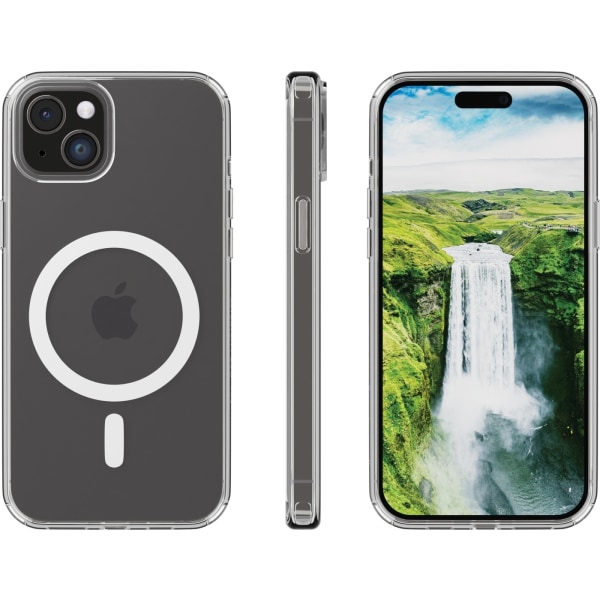 dbramante Iceland Ultra D3O MagSafe beskyttelsescover, iPhone 15 Plus Transparent