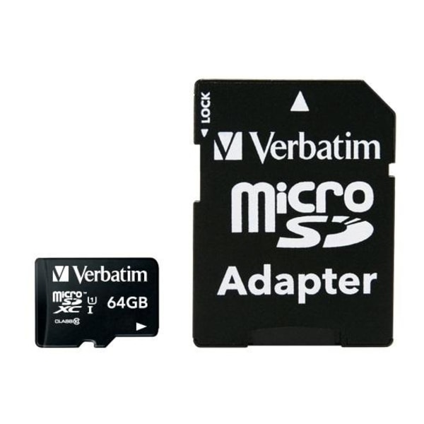 Verbatim Premium flashminne 64 GB MicroSDXC Klass 10