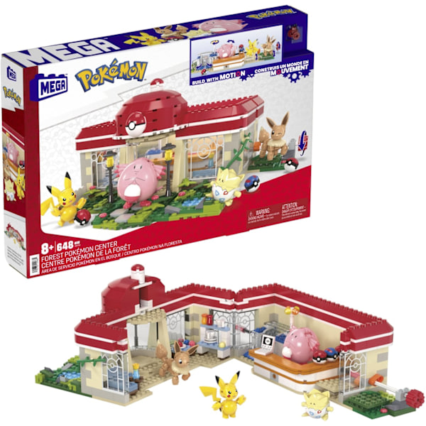 POKEMON Mega Pokémon: Pokémon-Keskus - rakennussarja