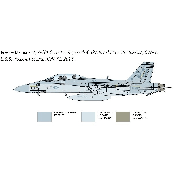 ITALERI 1:48 F/A-18F U.S. Navy Special Colors